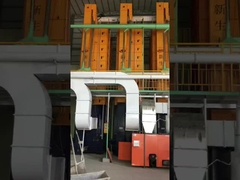 20000K 20トンのパッドドライヤー マシン バイオマス材料のためのライスミール