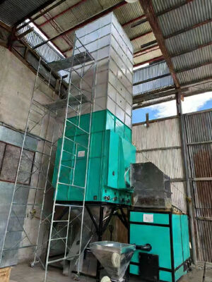 12 Tons Capacity Vertical LSU Dryer ISO Certified Circulating Batch Type Peas Dryer Machine