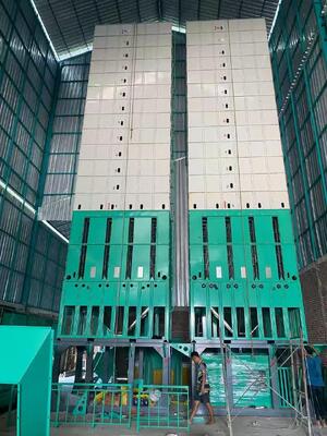 お買い得 層を乾燥するバッチ タイプ10TPHのトウモロコシのトウモロコシのドライヤー機械多チャネル オンライン