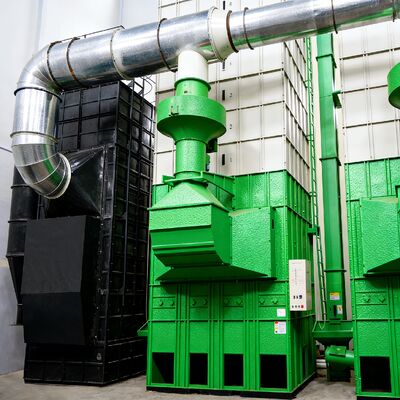 ドライヤーによってコンピュータ化される制御200トンの間接熱する米の殻の炉の