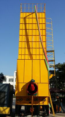 お買い得 容易な作動させたトウモロコシの乾燥機械15T容量の黄色および青色のタイプ オンライン